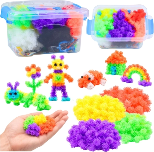 Kreatív sündisznógolyós építőkészlet DIY, 836 darab