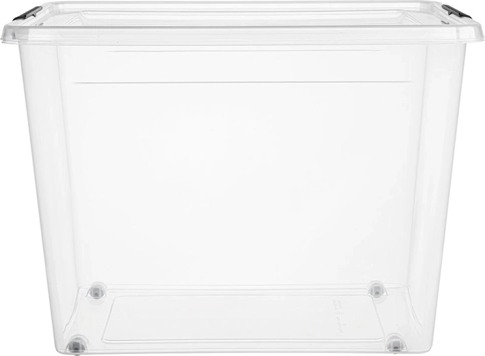 SimpleStore tárolódoboz fedéllel, kerekeken 80 l