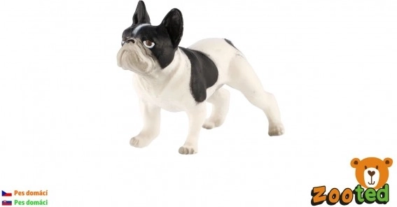 Francia bulldog – műanyag figura 6 cm
