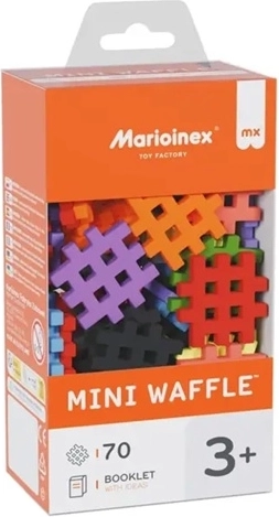 Mini gofris építőjáték 70 darabbal, 2. minta