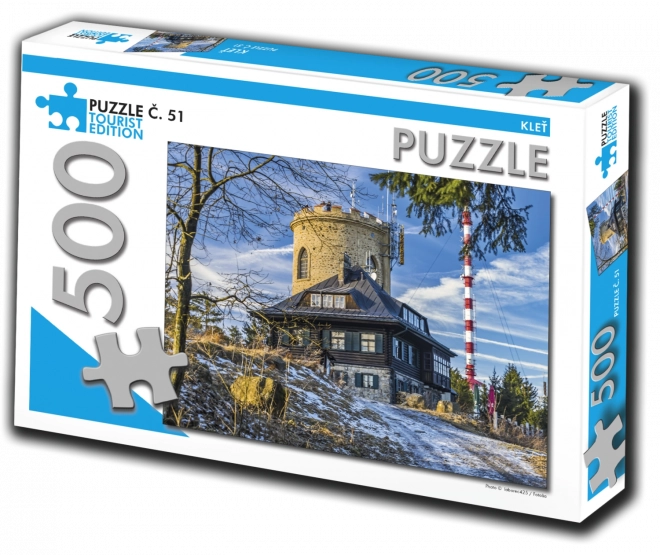 Puzzle Tourist Edition Kleť 500 darab
