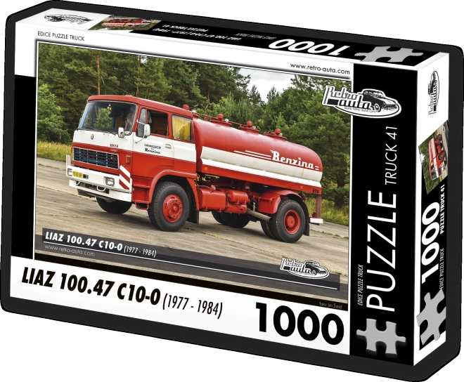 Puzzle RETRO-AUTA Liaz 100.47 C10-0 TEHERAUTÓ 1000 darab