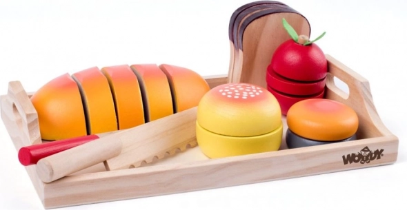 Fa készlet reggeli szeleteléséhez