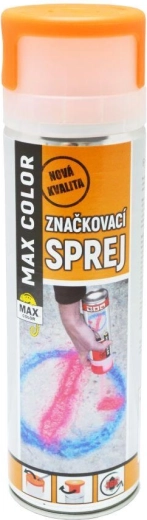 MAX COLOR jelölőspray 500 ml – élénk narancssárga
