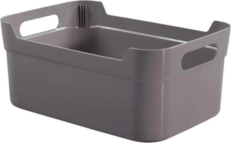 HEIDRUN műanyag tároló kosár 24 × 17 × 10 cm, színmix