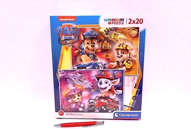 Clementoni puzzle 2×20 SuperColor Mancs őrjárat