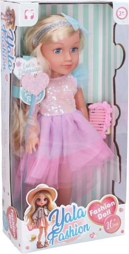 Baba hajpánttal és masnival, 40 cm