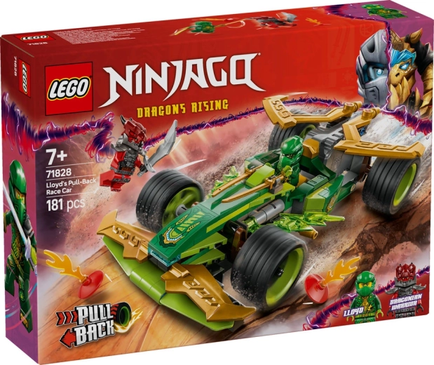 Lego NINJAGO Lloyd felhúzós versenyautója