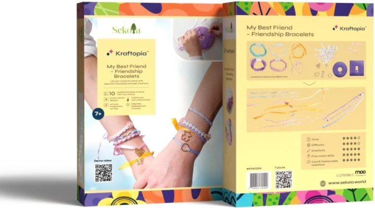 Kraftopia barátság karkötők – kreatív készlet