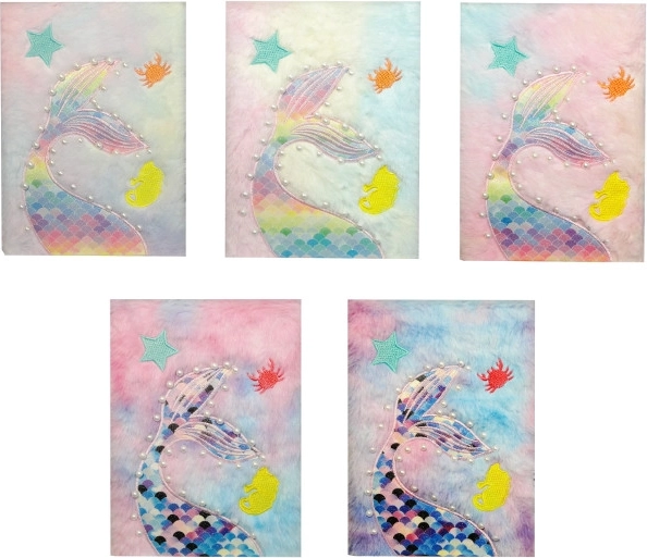 Plüss napló sellőfarokkal