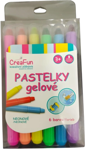 CreaFun neon gélkréták – 6 darabos készlet