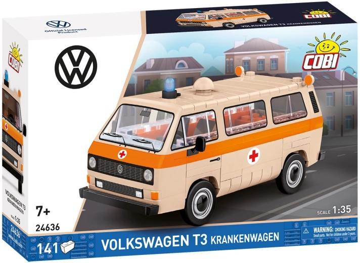 Cobi Volkswagen T3 mentőautó 1:35 (141 alkatrész) - 1 db