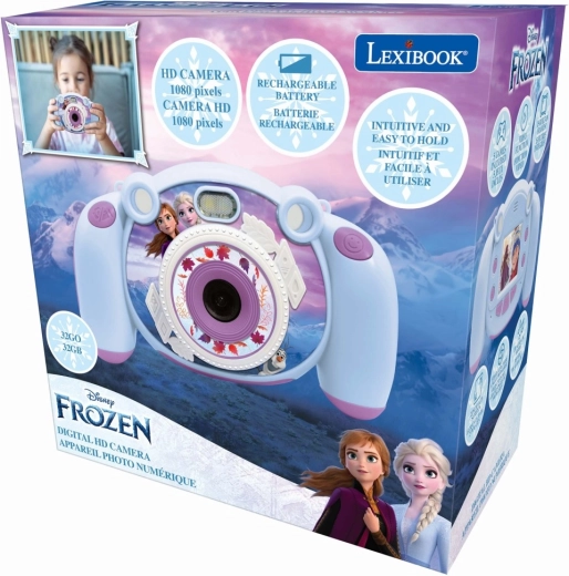 Lexibook Frozen gyermek digitális HD-kamera és fényképezőgép SD-kártyával