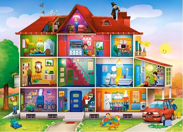 120 darabos House Life puzzle