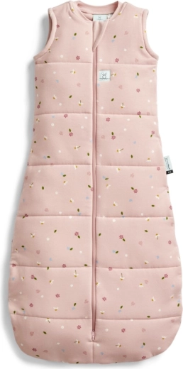 ErgoPouch organikus pamut Jersey hálózsák Jersey daisies 2,5 TOG (8–24 hónapos korig)