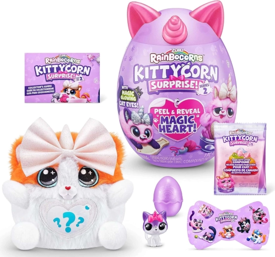 Rainbocorns Kittycorn Surprise plüss cica meglepetéssel