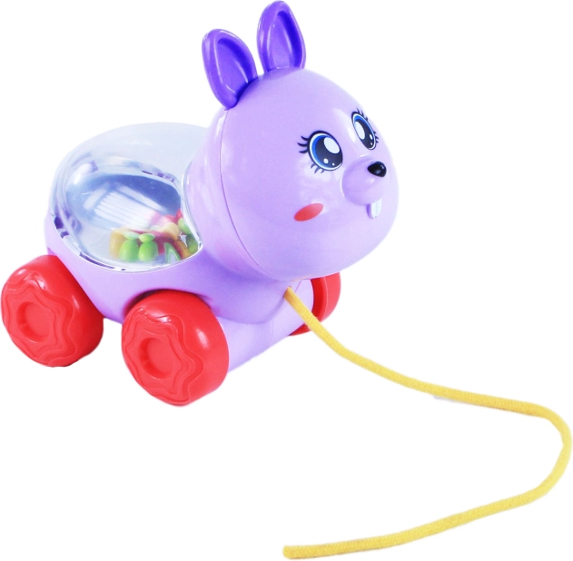 Húzós nyuszi színes golyókkal