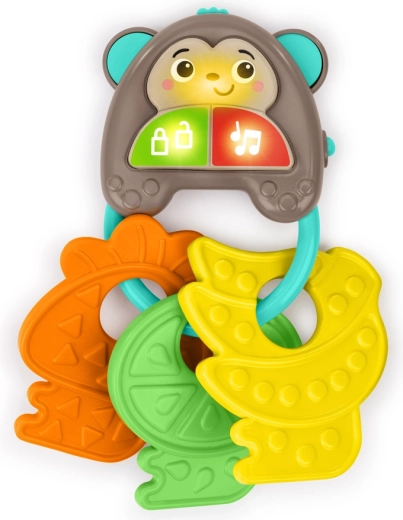 Bright Starts MonKeys zenélő kulcsok babáknak 6 hó+
