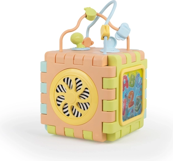 Dolu oktató fejlesztőkocka és puzzle 2 az 1-ben