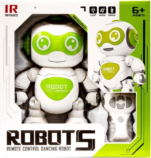 Interaktív távirányítós robot fényekkel és hangokkal - 1 db