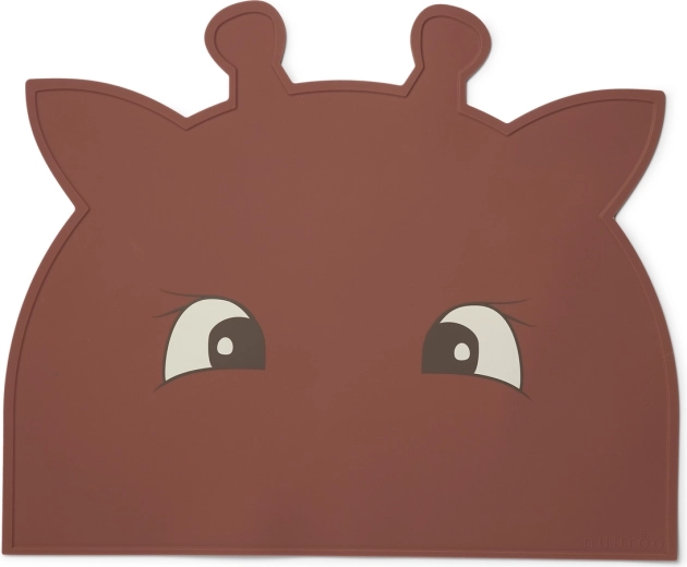 Nuuroo Albert szilikon alátét Giraffe Mahogany