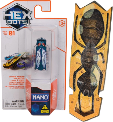 Spin Master HEX BOTS Nano mini robotbogár – 1. széria (mix)