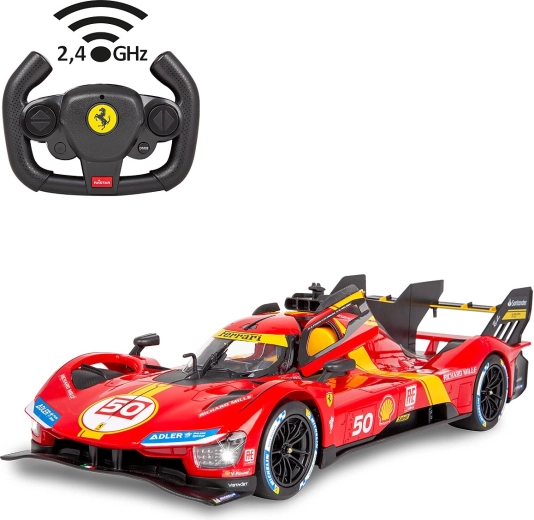 RC Ferrari 499P autó 1:14 méretarányban, piros