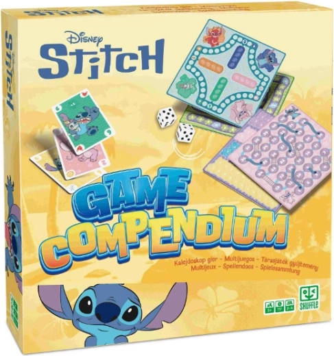 Stitch játék-kaleidoszkóp – társas- és kártyajáték készlet