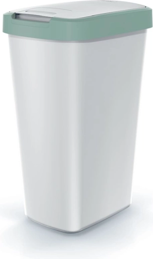 Compacta Q Flap szemetes 45 l, világoszöld fedéllel