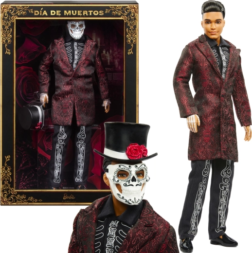 Gyűjtői Ken baba Día de Muertos 2026