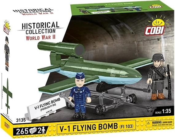 Cobi WWII V-1 repülő bomba FI 103 építőkészlet 1:35 (265 db elem)
