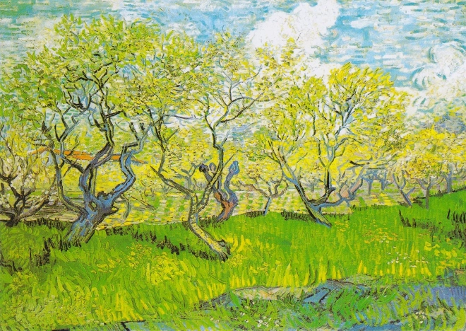 Puzzle Vincent van Gogh: Virágzó Kert 1000 darab