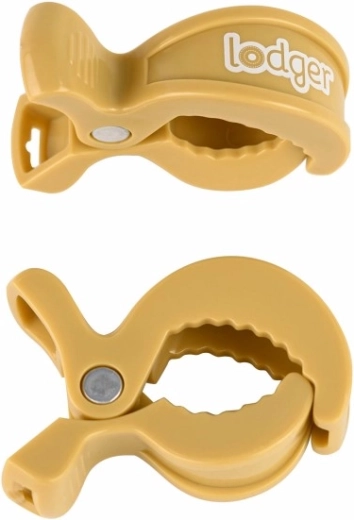 LODGER Swaddle clip – klipszek pólyához, 2 db, honey