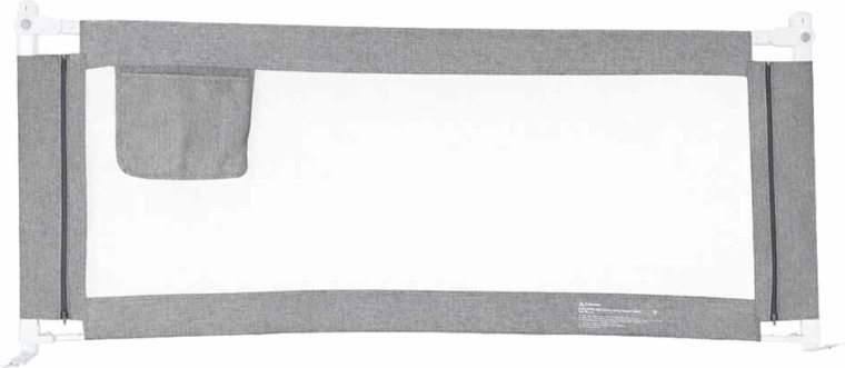 Ágyvédő korlát 140 cm szürke