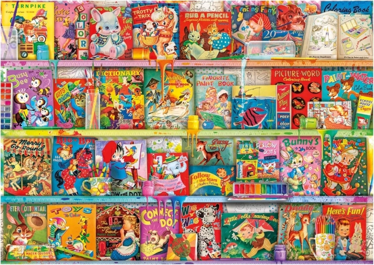 Educa puzzle Giccses, szórakoztató olvasósarok 1500 darab