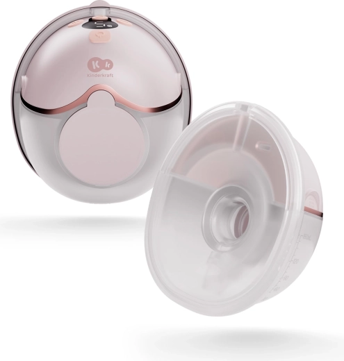 Kinderkraft Mamaflow Single hands-free rózsaszín elektromos anyatej-lefejő