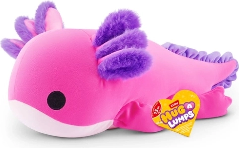 ZURU Hug a Lumps közepes méretű plüss axolotl