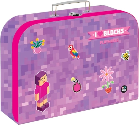 Laminált bőrönd 34 cm Playworld Girl