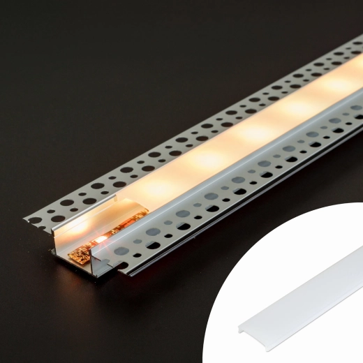 Opál búra alumínium LED-profilhoz, 1000 mm