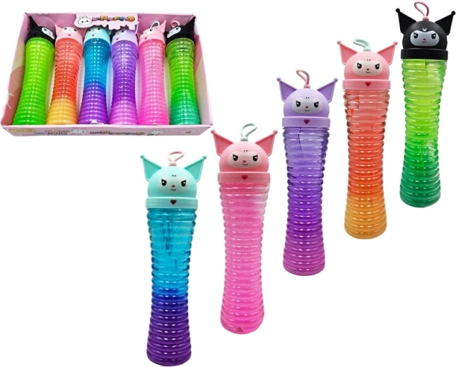 Fülű, háromszínű szlájm – szörnyfejes pohárka