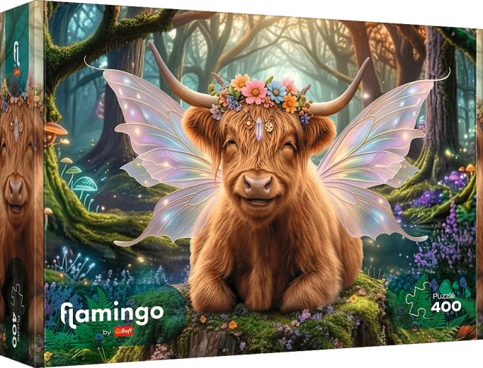 Trefl puzzle flamingó: az erdő őrzője 400 darab