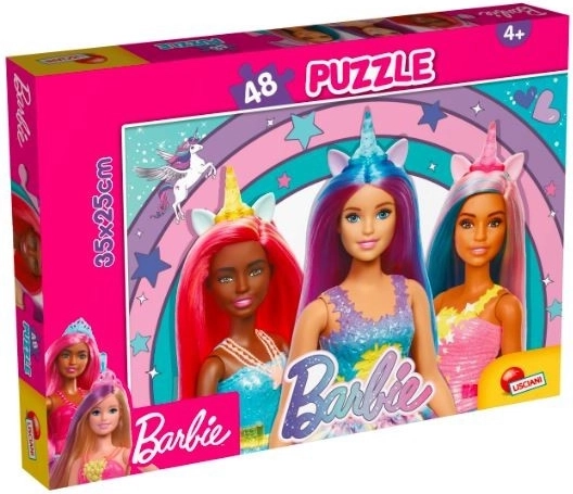 Barbie puzzle 48 darabbal Varázslatos unikornis