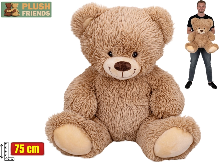 Plüss mackó bézs 75 cm Plush Friends
