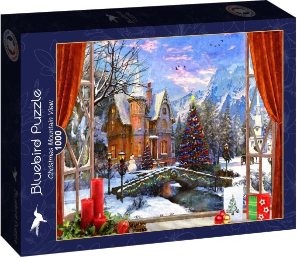 Bluebird puzzle karácsonyi hegyi kilátás 1000 darab