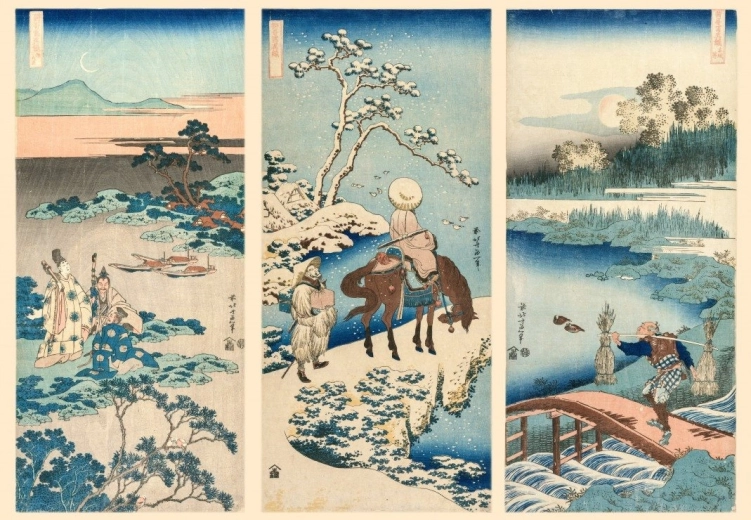 GRAFIKA Puzzle Hokusai művészete 1000 darab