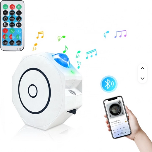 Csillagprojektor – LED éjjeli lámpa távirányítóval