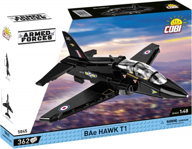 COBI Fegyveres Erők BAe Hawk T1 repülőgép modell