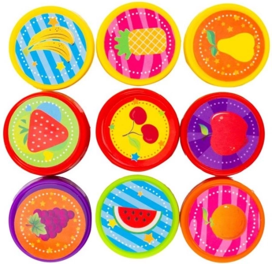 Illatos gyümölcsös mintájú pecsétek ASTRA, 9 darabos készlet