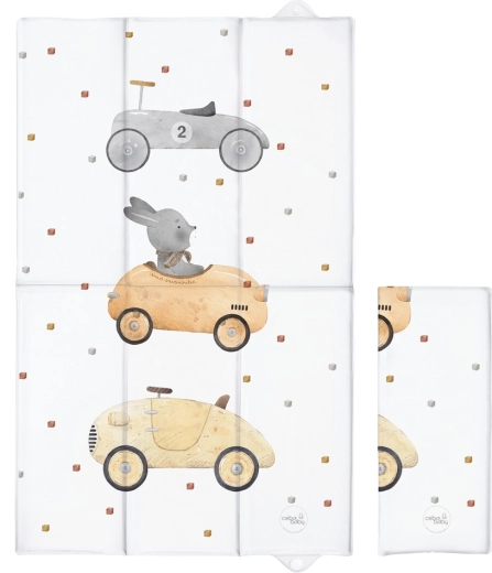 Ceba Baby utazó pelenkázó alátét Basic Bunny Driver 80 × 50 cm - 1 db
