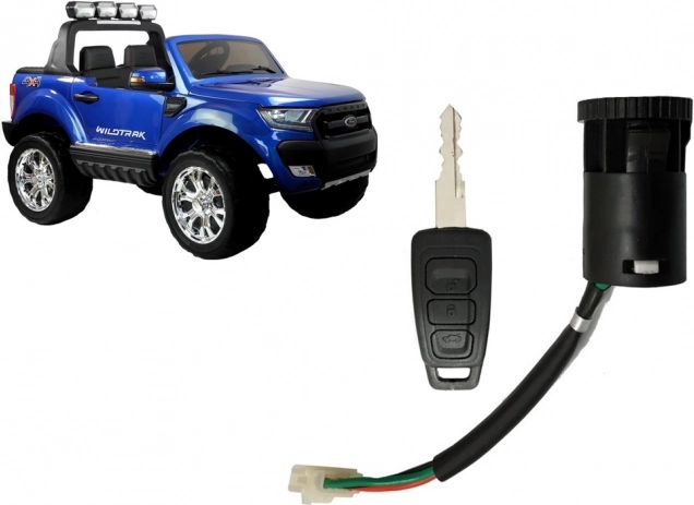 Gyújtáskapcsoló gyermek elektromos autóhoz Ford Ranger